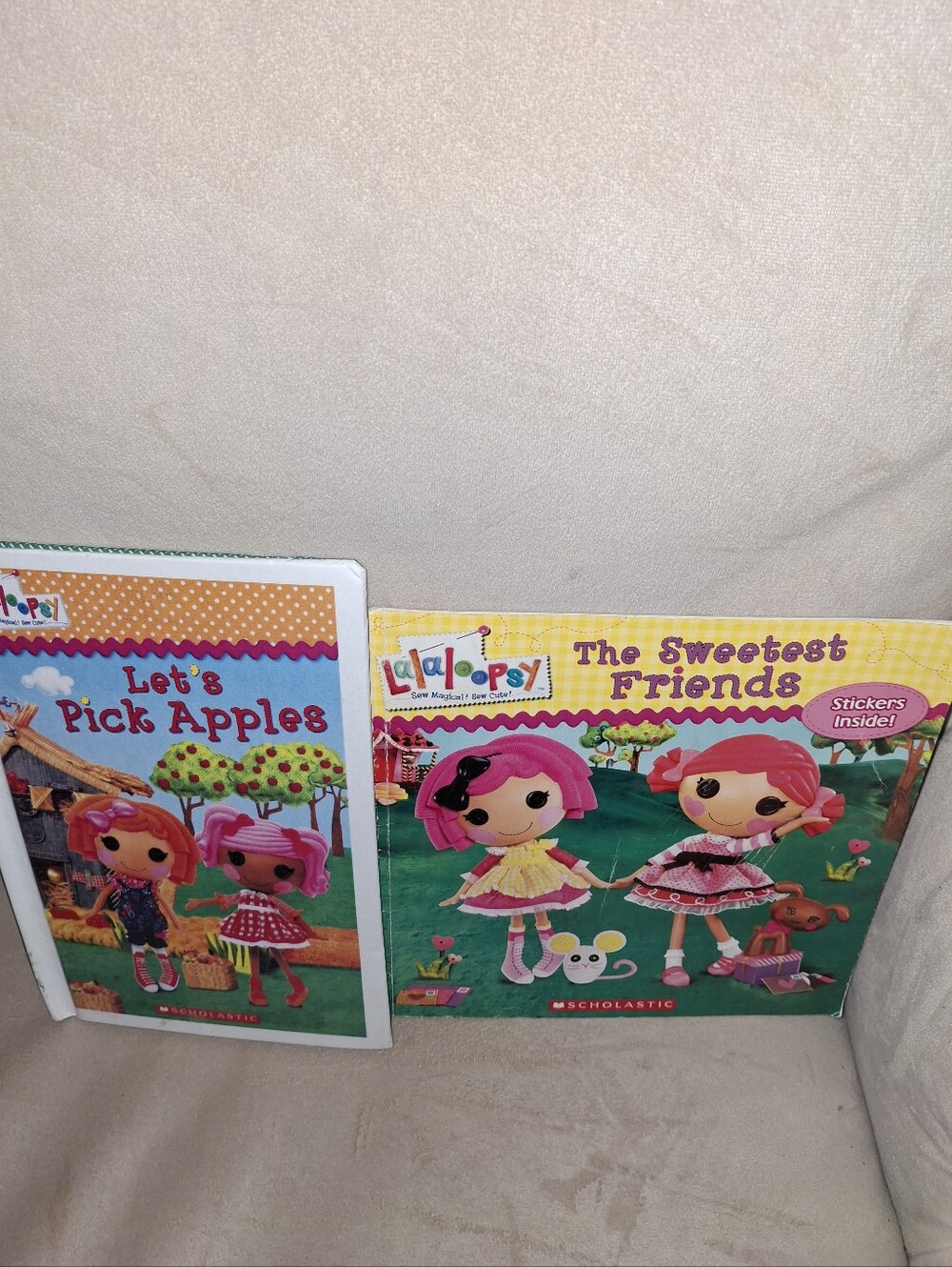 Lalaloopsy The Sweetest Friends Kids Toy Book - Pink Doll Characters 2 Books
